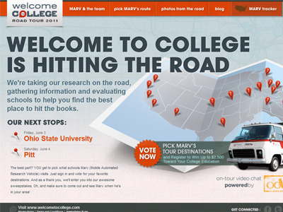 Welcome to College Road Tour 2011