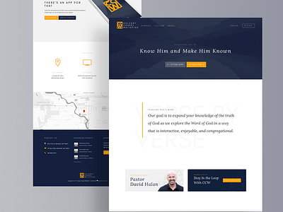 Calvary Chapel Whitefish Website ui ux web website