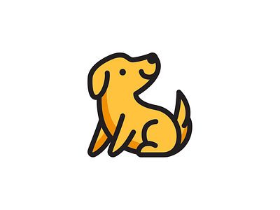 Hall Monitor brand animal brand brandmark dog icon illustration logo