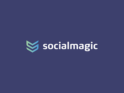 Social Magic Logo grid identity logo logoinspire logotype monogram sign socialmagic