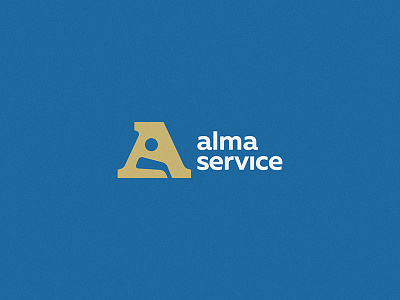 Alma service logotype a brand corporate hockey identity logo logotype monogram stick