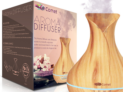 Aroma Difuser Amazon Package Design