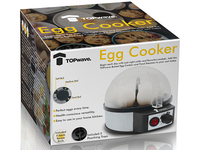 Egg Cooker Amazon Package Design