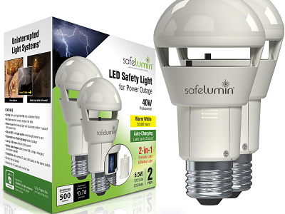 LED Safetly Light Package Design