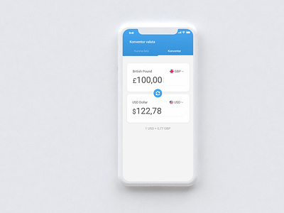 Currency Conventer Application android application clean clean ui conventor currency currency exchange exchange rate flutter iphone mobile modern ui ux