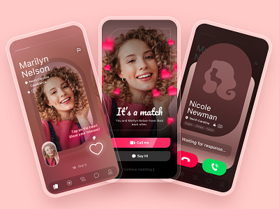 Tokka - Mobile Dating App app call chat dating design fb match message mobile social tinder ui video