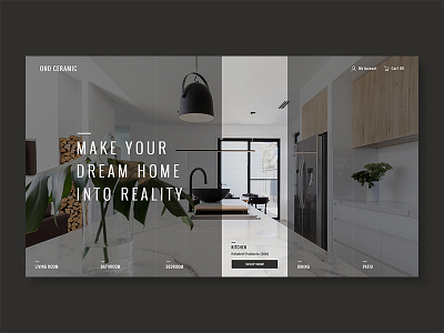 Ono Ceramic ceramic design interface kitchen ui ux