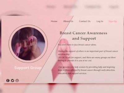 Landing Page - Breast Cancer Awareness