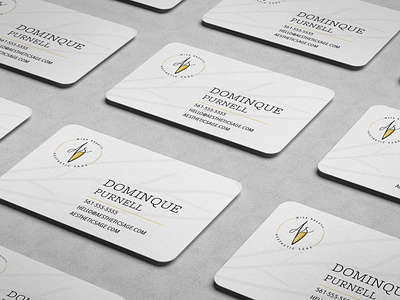 Aesthetic Sage Business Card - Brand Identity