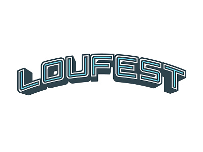 Loufest Logo festival identity logo loufest music st. louis stl