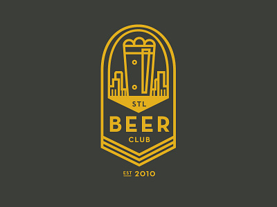 STL Beer Club beer club logo mark military rank