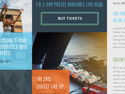 Loufest Website Exploration