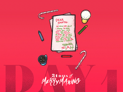 31 Days of Merrymaking - Day 1 "Letter" christmas daily holiday merrymaking