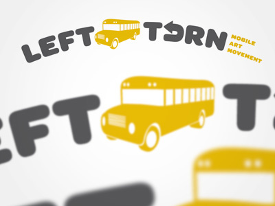 Alternate Left Turn Mark art branding charity left turn logo mobile