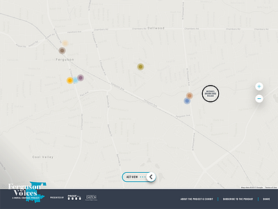 Ferguson Voices - Map