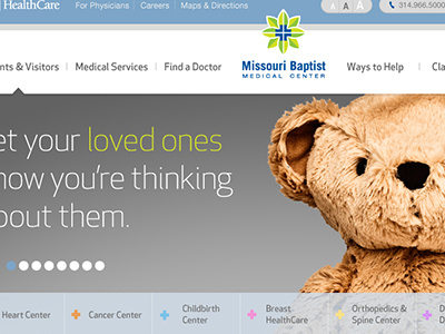 Medical Center Website doctors hospital medicine website