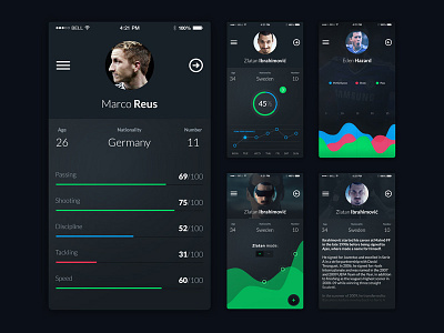 Football App UI Set