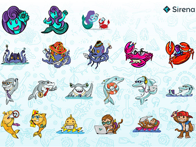 Sirena team characters