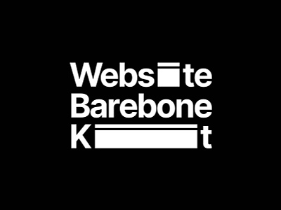 Website Barebone Kit Logo Concept logo