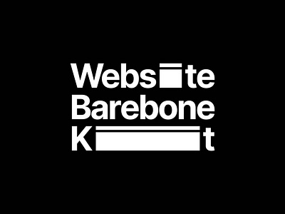 Website Barebone Kit Logo Concept