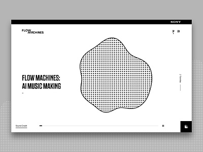 Flow Machines Website web design