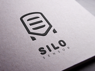 Silo Sensor farm farmer flat flatdesign flatlogo logo mark sensor silo silosensor