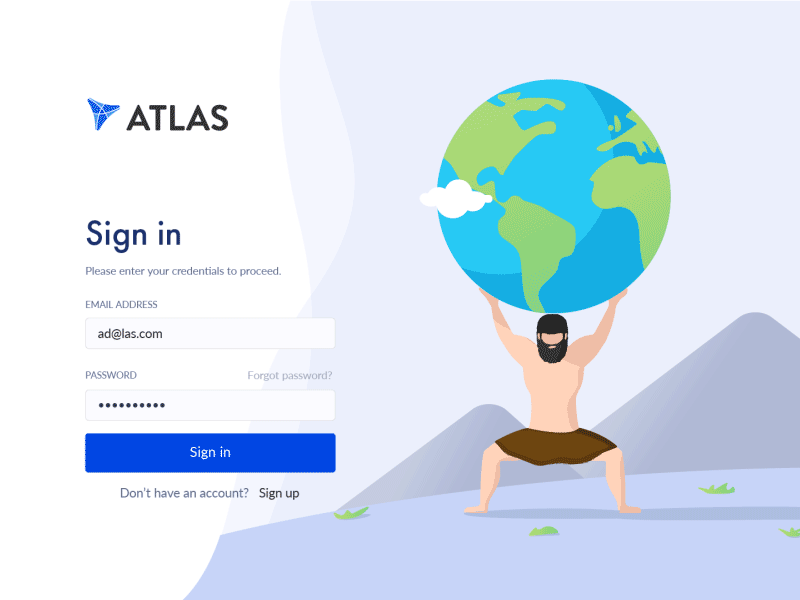 Atlas login