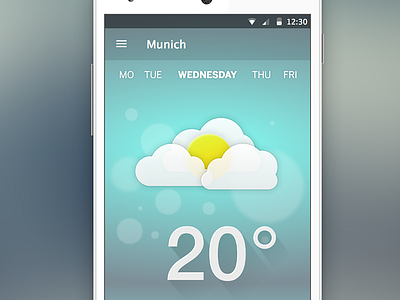 Just Another Weather App app ios sketchapp weather