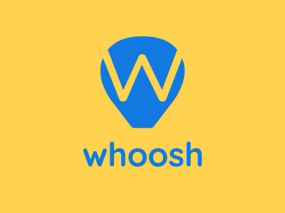 Whoosh - Hot Air Balloon Logo