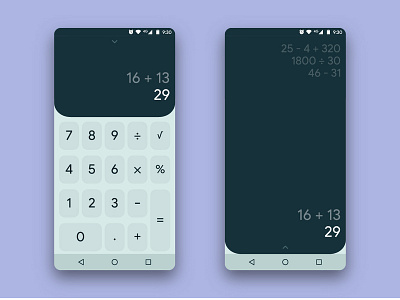 Daily UI: Calculator app appdesign branding dailyui design flat illustration illustrator interface material minimal ui uidesign ux vector