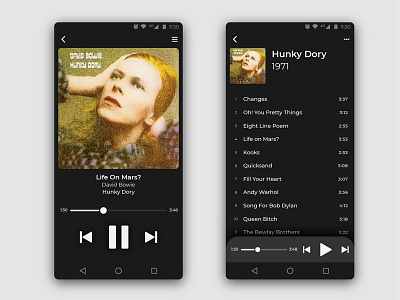 Daily UI: Music Player app appdesign clean dailyui design flat illustration illustrator interface minimal ui uidesign ux vector