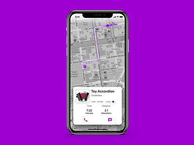 Daily UI: Location Tracker (Delivery App)