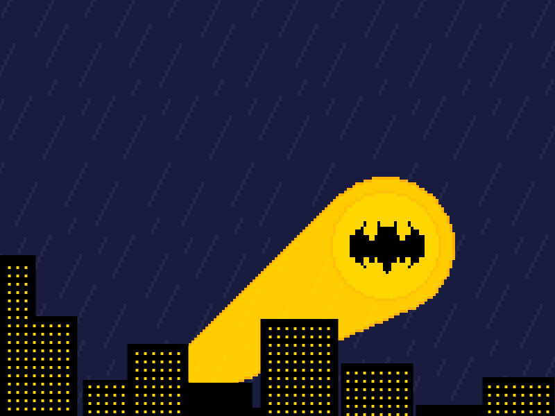 Master Wayne, you're needed. animation batman gif pixel art pixels