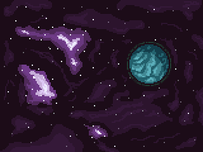 Space Pixels by Ryan Kelly on Dribbble