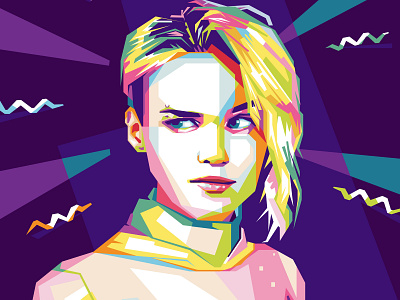 Spidergwen art illustration movies popart spiderman wpap