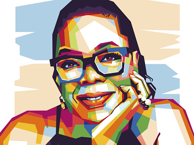 Oprah Winfrey american art illustration oprah winfrey popart wpap