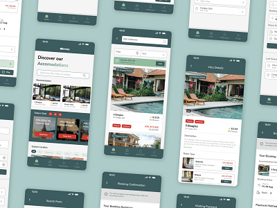 Alterstay: Accomodation Booking Mobile Apps accomodation app apps booking booking app design mobile ui