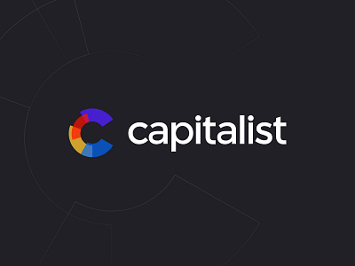 Capitalist app branding logo vector