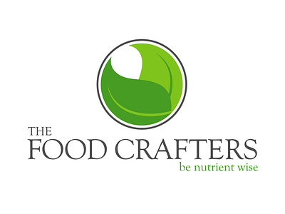 The Foodcrafters Logo Design branding design flat healthy healthy food icon illustration logo logo design vector