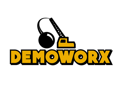 Demoworx Demolition Logo Design