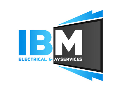 IBM Electrical & AV Services Logo Design