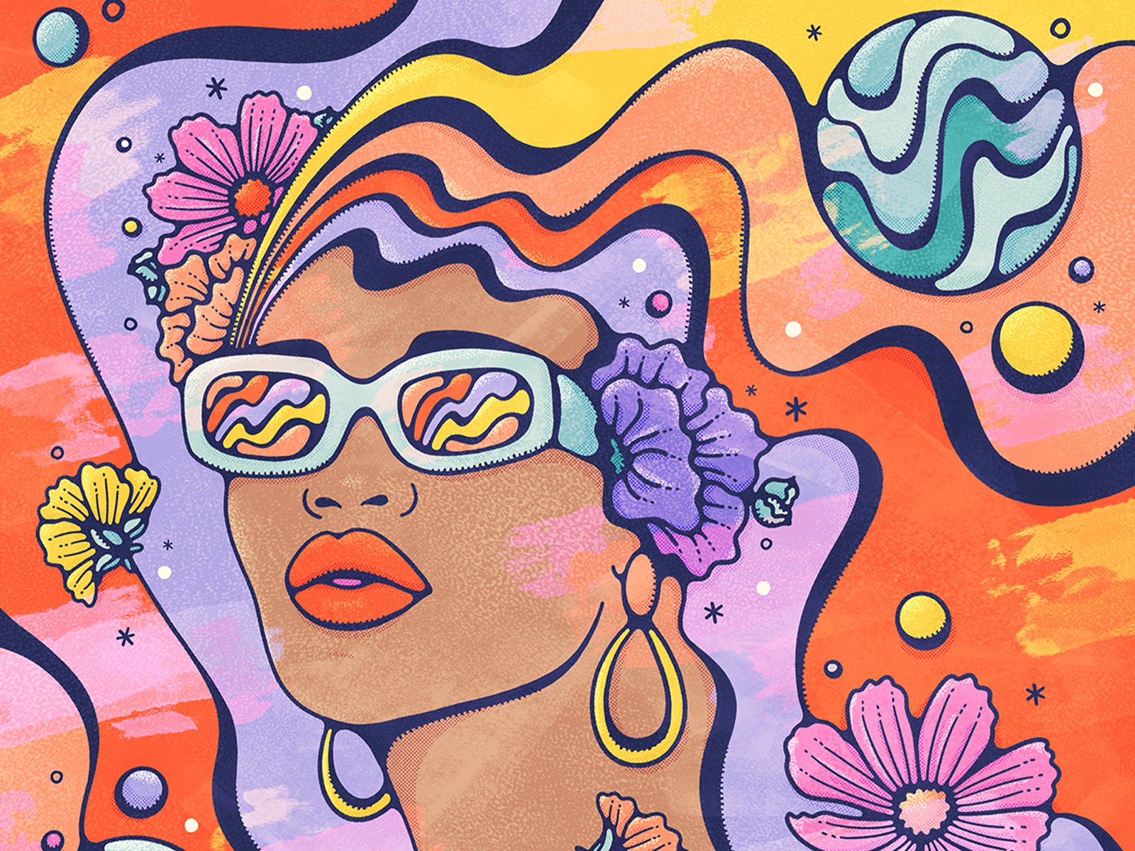 Sun Dreamer Portrait by Lively Scout on Dribbble