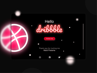 Hello Dribbble, I'm Zaki