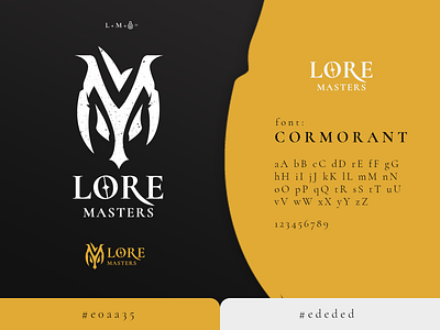LORE MASTERS LOGO DESIGN branding graphic design illus illustration illustrator logo logodesign