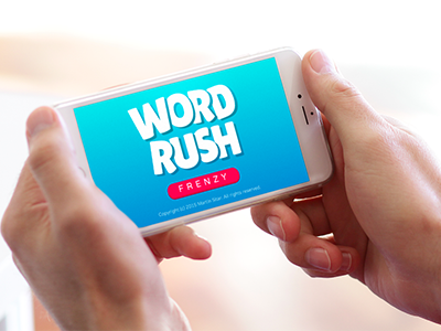 Word Rush Frenzy! - Download on App Store app game icon ios iphone launch logo screen ui ux word