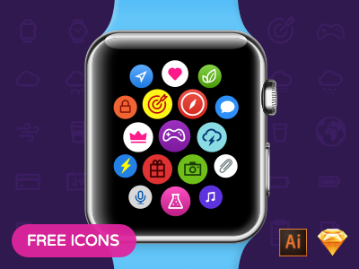 Free Watchicons apple design free icon pack icons smart ui ux watch