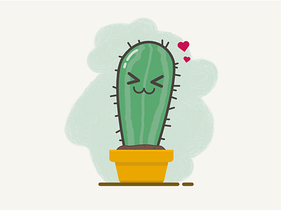 Cactus affinity art cactus character cute flat fun illustration mascot