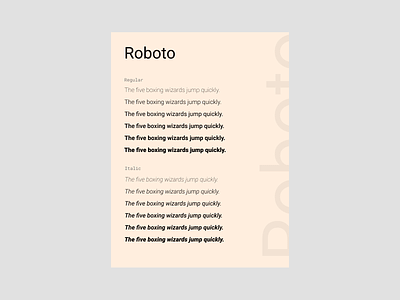 Roboto clean font fonts minimalism present roboto template typography