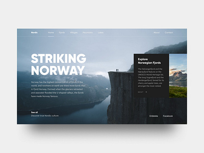 Striking Norway Concept fjords nature norway