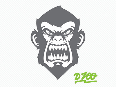 D ZWEAR angry band character dzoo face flat hip hop mascot monkey rap strong